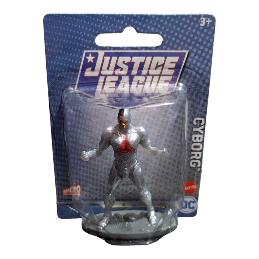 DC Justice League-  Cyborg  Micro/Mini Collection. Mattel- 3". 2021 New Sealed